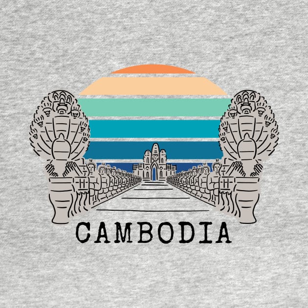 Angkor Thom Majesty: Cambodia's Ancient Wonder -- Vintage Edition V1 by CuteBotss